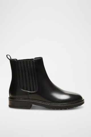 Stivaletti Beatles in pelle Edith - Nero