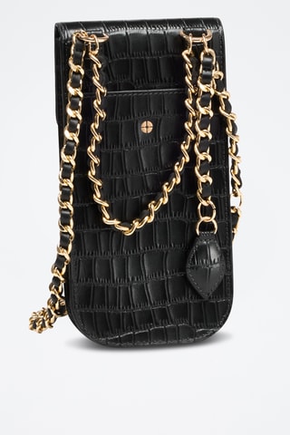 Borsa a tracolla in pelle Chloé - Nero