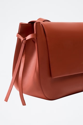 Borsa a spalla in pelle Ilona - Arancione