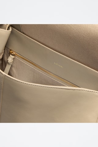 Borsa a spalla in pelle Ilona - Beige