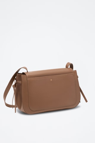 Borsa a tracolla in pelle Ilona - Taupe