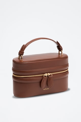 Borsa a mano in pelle Maëlle - Marrone