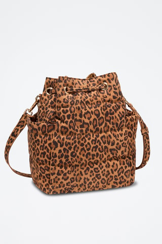 Borsa a secchiello in pelle Ninon - Marrone