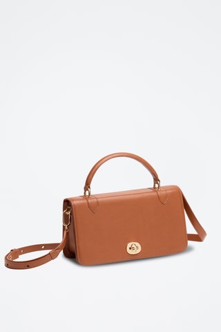 Borsa a mano in pelle Sibel - Cammello