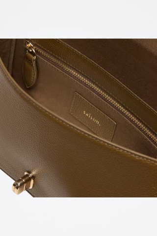 Borsa a mano in pelle Sibel - Taupe
