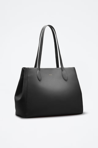 Borsa a mano in pelle Camille - Nero