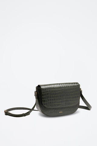 Borsa a tracolla in pelle Albane - Verde scuro