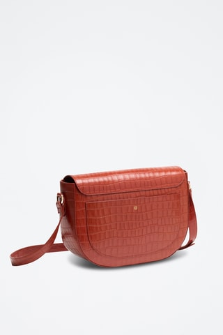 Borsa a tracolla in pelle Albane - Arancione
