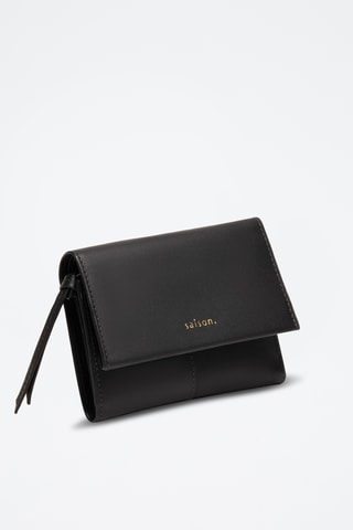 Portafoglio in pelle Emilie - Nero