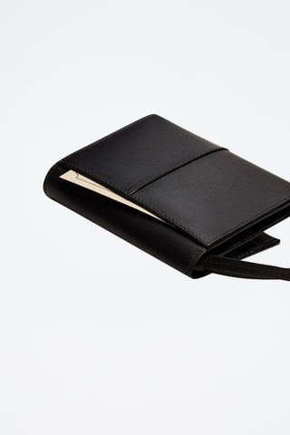 Portafoglio in pelle Emilie - Nero