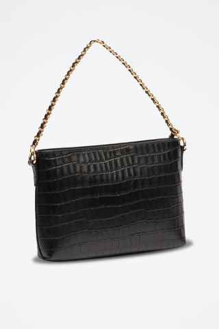 Borsa a tracolla in pelle Emma - Nero