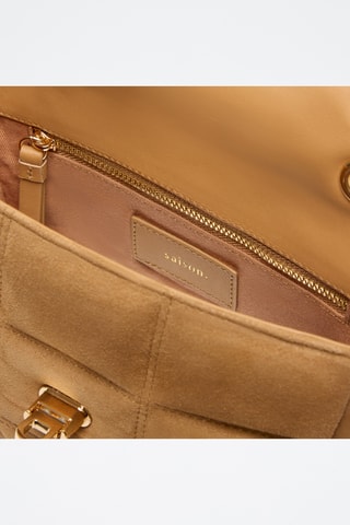 Borsa a spalla in pelle Léonie - Cammello