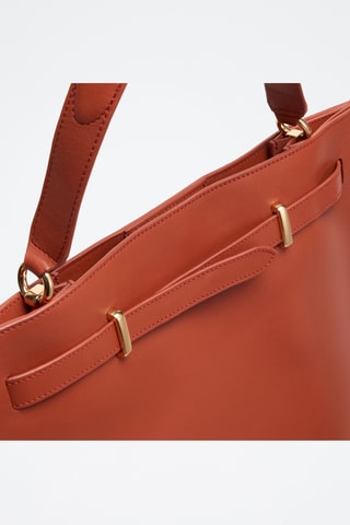 Borsa a spalla in pelle Julia - Arancione