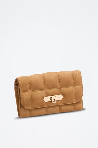 Pochette in pelle scamosciata Ruth - Cammello
