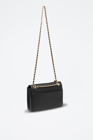 Borsa a spalla in pelle di capra Paloma - Nero