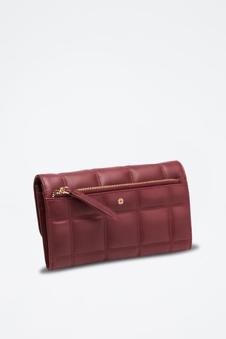 Pochette in pelle di montone Ruth - Bordeaux