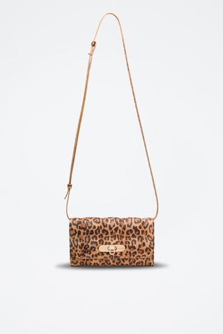 Pochette in pelle Ruth - Marrone