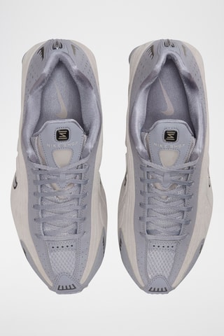 Nike Shox R4 en nubuck - Gris clair