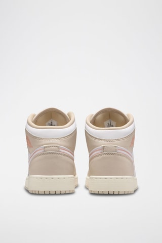 Air Jordan 1 Mid en cuir - Beige
