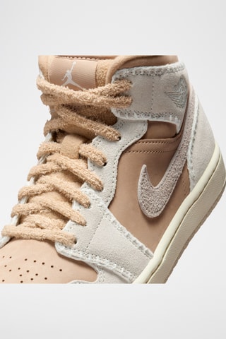 Air Jordan 1 Mid SE en cuir - Marron clair
