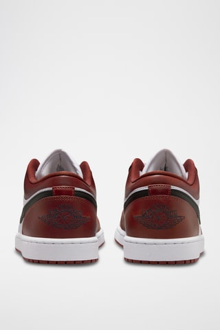 Air Jordan 1 en cuir - Bordeau et blanc