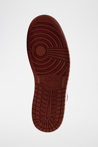Air Jordan 1 en cuir - Bordeau et blanc