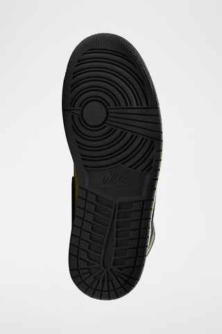 Air Jordan 1 Mid SE en cuir - Anthracite et vert