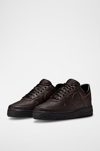 Nike Air Force 1 '07 Premium en cuir - Marron foncé