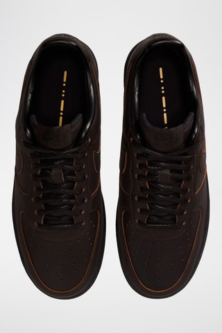 Nike Air Force 1 '07 Premium en cuir - Marron foncé