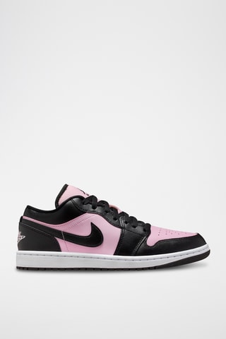 Air Jordan 1 Low en cuir - Rose et noir