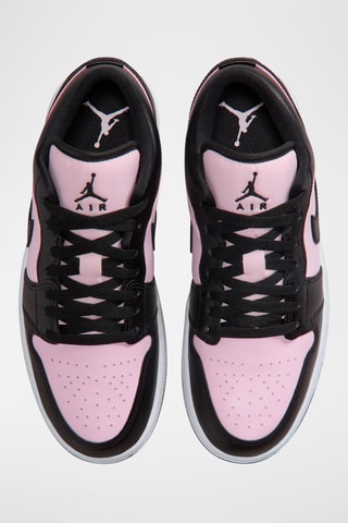 Air Jordan 1 Low en cuir - Rose et noir