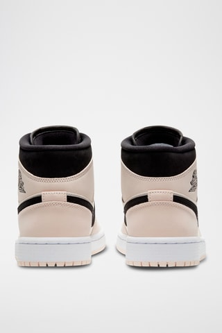 Air Jordan 1 Mid en cuir - Saumon et écru