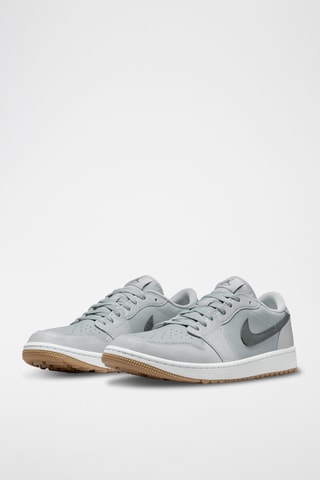 Air jordan 1 low G en cuir - Gris clair