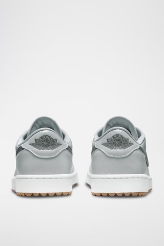 Air jordan 1 low G en cuir - Gris clair