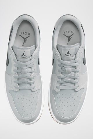 Air jordan 1 low G en cuir - Gris clair