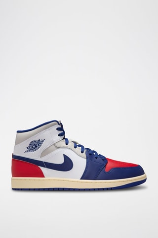 Air Jordan 1 en cuir - Indigo et rouge