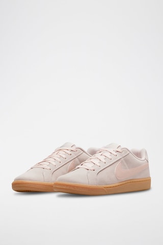 Court Royale en nubuck - Rose