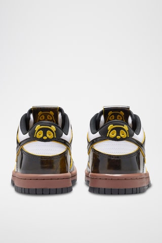Nike Dunk Low SE en cuir - Blanc et marron