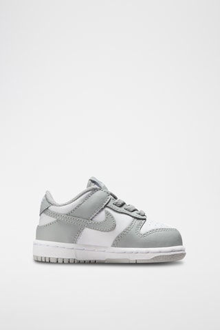 Nike Dunk Low en cuir - Blanc et gris