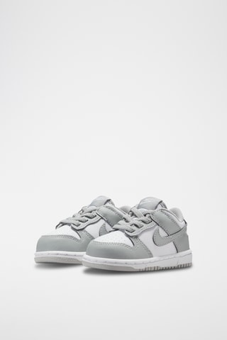 Nike Dunk Low en cuir - Blanc et gris