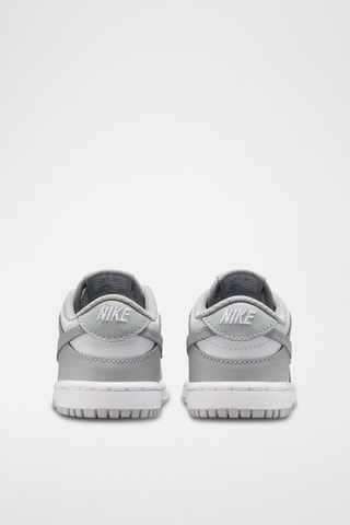 Nike Dunk Low en cuir - Blanc et gris