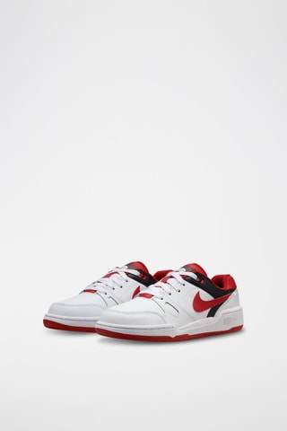 Nike Full Force Low en cuir - Blanc