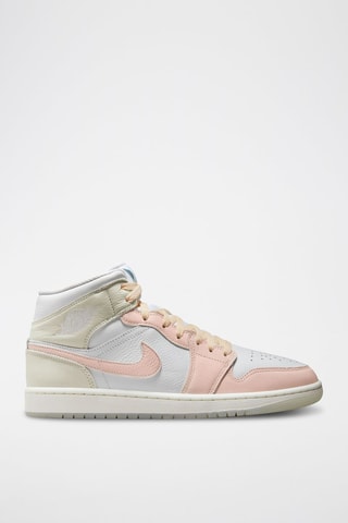 Air Jordan 1 en cuir - Blanc et rose