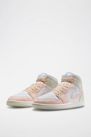 Air Jordan 1 en cuir - Blanc et rose