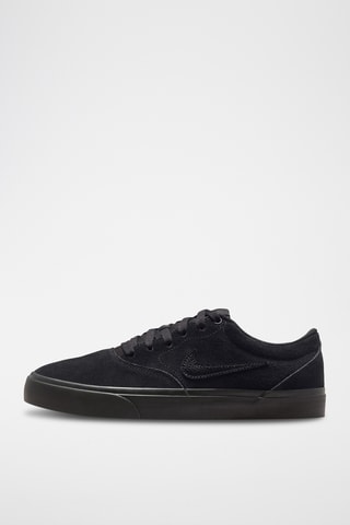 Nike Charge Suede en cuir - Noir