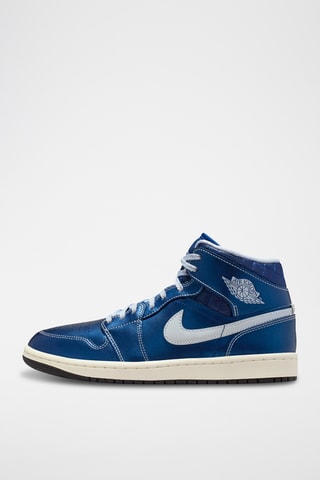 Air Jordan 1 Mid SE en cuir - Bleu marine