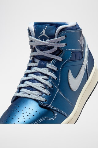 Air Jordan 1 Mid SE en cuir - Bleu marine