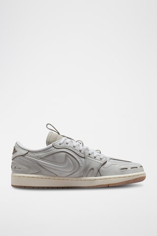 Air Jordan 1 Low Method of Make en cuir - Blanc