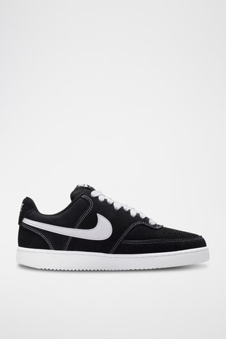 Nike Court Vision Low en cuir - Noir