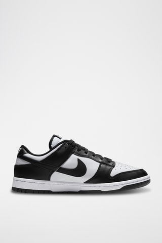 Nike Dunk Low Retro en cuir - Blanc